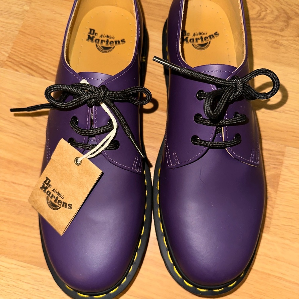 Dr. Martens Purple Leather 1461 Oxford Shoes Men’s SZ 10 Women’s 12